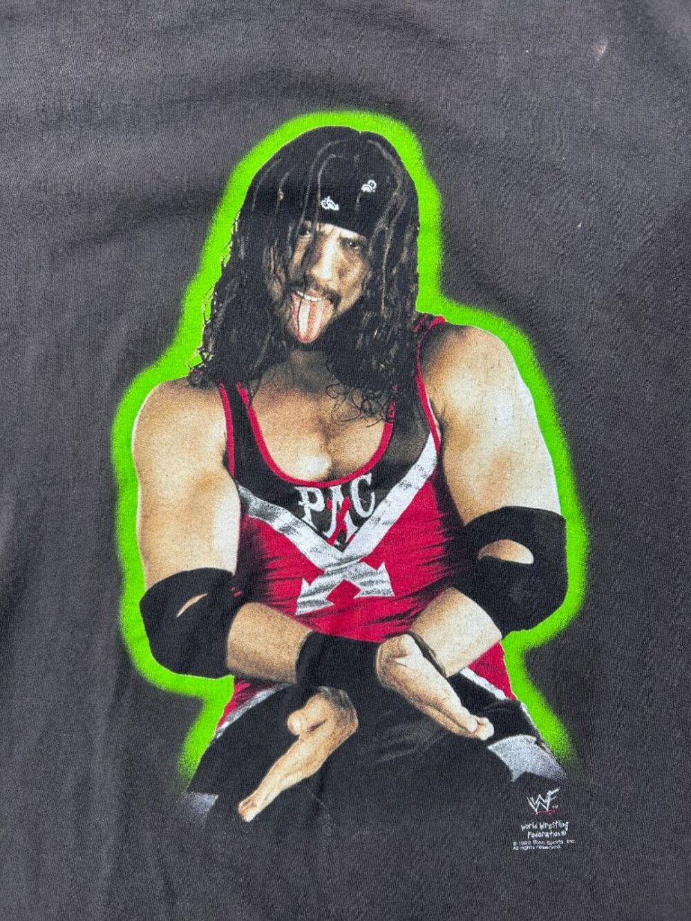 Vintage 1999 WWF X-PAC Your Ass Is Grass T Shirt XL Changes Tag DX - Picture 2 of 11